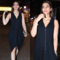 Kriti Sanon’s baggy black hooded zip dress is the perfect travel-ready choice for modern fashionistas