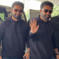 WATCH: Jr NTR waves goodbye to fans at airport as he heads to Mumbai ahead of Devara trailer launch