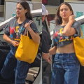 Sara Ali Khan brings playful vibes to street style with Mickey Mouse crop top and cargo jeans