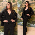 Madhuri Dixit is giving BOSS LADY in black pantsuit worth Rs 68,400 from shelves of Ranna Gill