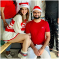 INSIDE Kriti Sanon's Christmas 2024 celebration with rumored beau Kabir Bahia and family; actress poses with Santa Claus MS Dhoni and wife Sakshi