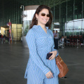 Tamannaah Bhatia’s latest airport look in blue and white co-ord set is the perfect take on effortless fashion