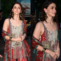 Alia Bhatt wears a Rs 69,500 multi-colored sharara set for Jigra promotion, and it can be quite a vintage yet trendy pick for a mehendi ceremony