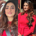 Palak Tiwari serves holiday glam with a sassy twist in a bright red ribbed mini dress