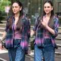 Aditi Rao Hydari proves that wide-leg denim and a flannel shirt are the ultimate duo for errand running on weekends