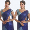 Janhvi Kapoor wears a crystal-studded half saree with a traditional touch and it can outshine the entire ocean