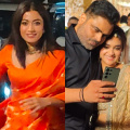 Rashmika Mandanna proves saree will never go out of fashion as she arrives for Shravya-Srikanth's wedding; Keerthy Suresh clicks pic with director Vamshi