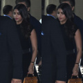 Suhana Khan exudes grace and glamor in her ankle-length black dress paired with classy brown Hermes bag