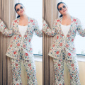 Kajol wears Rs 1,70,000 Zardozi silk pantsuit; the ultimate indo western look you can’t miss this festive season 