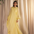 Sonam Kapoor channels old-world glamour in George Stavropolou's vintage yellow chiffon draped gown