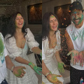 Katrina Kaif looks angelic as she celebrates Holi in Rs 28k white dress with Vicky Kaushal and family. 