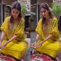 Shilpa Shetty goes ALL-DESI for Maha Shivratri, serves perfect ethnic look in Rs 16.5K yellow kaftan kurta and pants