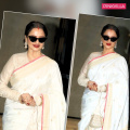 Rekha yet again proves there’s no one like her when it comes to pulling off a silk saree look as she serves another ICONIC fashion moment