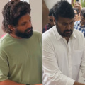 Allu Arjun and Chiranjeevi arrive to pay their last respects to Rajendra Prasad's daughter as she passes away after suffering heart attack: WATCH