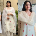 Ananya Panday vs Janhvi Kapoor fashion face-off: Who styled the ivory floral kurta set better?