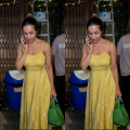 Malaika Arora stepped out for a casual dinner in a buttercup-printed corset dress paired with a Hermes Tote bag. Check the deets!