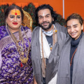 Rajkummar Rao and Patralekhaa meet Swami Laxmi Narayan Tripathi at Kinnar Akhara during Mahakumbh; activist makes THIS request to actor 