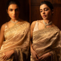 Samantha Ruth Prabhu brings old-world charm in Rs 5.56L polki-pearl necklace and regal golden tissue saree