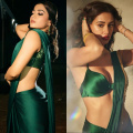 Rashmika Mandanna vs Disha Patani fashion face-off: Who styled emerald green saree better? 