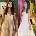 Navya Naveli Nanda’s white tiered maxi dress for Diwali celebrations offers a refreshing departure from traditional ethnic wear  