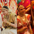 Sobhita Dhulipala's second wedding look in red-and-white Kanvjivaram saree is simple, traditional and elegant