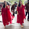 Shraddha Kapoor takes her love for ethnic wear to the airport in red kurta set worth Rs 26,900