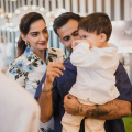 Sonam Kapoor’s husband Anand Ahuja holding son Vayu close in arms while enjoying rain is major father-son goals; PIC