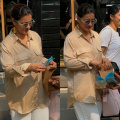 Kajol keeps her Thursday look laid-back in shirt and wide-leg pants with budget-friendly bag  