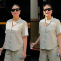 Kareena Kapoor Khan makes her work day fun in a monochrome ensemble, shirt worth Rs 2.4K and wide-legged pants