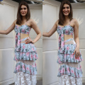Kriti Sanon’s co-ord set paired with Dolce and Gabbana pumps is all things feminine and floral 
