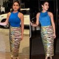 Sara Ali Khan kicks off weekend in style with blue bodycon top and embellished skirt worth Rs 82,500
