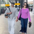 WATCH: Shahid Kapoor looks dapper in casual wear as he exits airport with wife Mira Rajput hand-in-hand