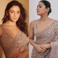 Alia Bhatt vs Rashmika Mandanna Fashion Face-off: Who styled blush pink saree worth Rs 1.59 Lakh better?