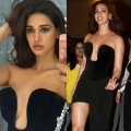 Disha Patani's fire look in black velvet off-shoulder mini-dress is proof that she is a fashion goddess