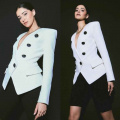 Ananya Panday’s black Balmain blazer with cycling shorts proves semi-formal picks never go out of style
