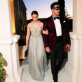 Alia Bhatt in gray dress and Ranbir Kapoor in wine colored tuxedo doubles the fashion quo