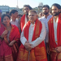 Naga Chaitanya and Sai Pallavi seek blessings at Tirumala with Thandel team after film's success; WATCH