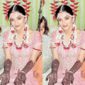 When Aishwarya Rai Bachchan ditched mainstream green mehendi look for pastel, elevated with floral jewelry