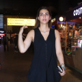 PICS: Kriti Sanon casts her magic spell in black dress as she returns from Greece after vacay with rumored BF Kabir Bahia