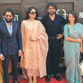 WATCH: Bride-to-be Sobhita Dhulipala poses with Naga Chaitanya, Nagarjuna Akkineni, and Amala at IFFI Goa