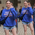 Aditi Rao Hydari redefines casual coolness in distressed shorts with sweatshirt worth Rs 25,848