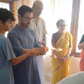 Aamir Khan celebrates Ganesh Chaturthi with family; performs aarti with son Azad: see viral PICS