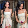 Khushi Kapoor keeps things dreamy and elegant with her white midi dress, styled just right with minimal accessories, bringing soft girl vibes