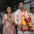 Ranbir Kapoor and Neetu Kapoor attend Ganpati Visarjan; perform last aarti before bidding adieu to Bappa: WATCH