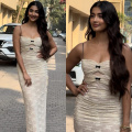 Pooja Hegde in Rs 40,530 ivory bow dress for Deva promotions is straight out of a modern-day fairy tale 