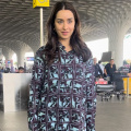 Shraddha Kapoor’s airport look ft a printed co-ord set worth Rs 31,500 is black, bold and blissfully comfy  