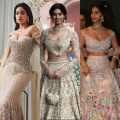 Anant-Radhika Shubh Aashirwad: Janhvi Kapoor, Khushi choose Tarun Tahiliani outfits; Suhana Khan turns up in princess-y lehenga