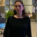 Aditi Rao Hydari flaunts her causal look as she arrives at airport in a black outfit; WATCH