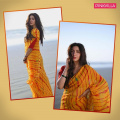 Mahira Khan proves minimal is more, flaunts red and yellow saree at beach in latest look