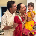 Bipasha Basu-Karan Singh Grover’s daughter Devi showers her dad with flowers as they celebrate Diwali 2024: WATCH